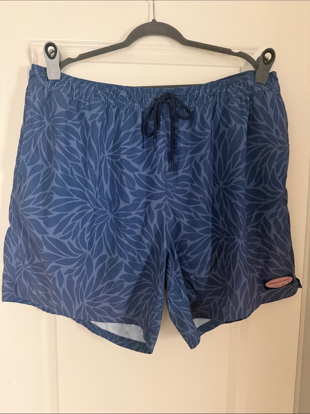 Vineyard Vines Navy Blue Floral Swim Trunks